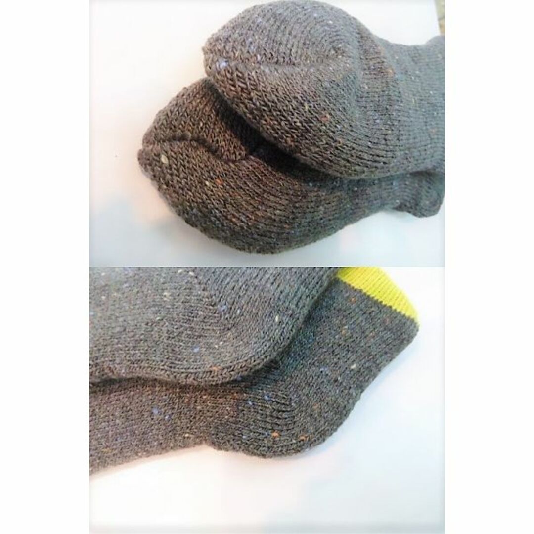 fukuske(フクスケ)の満む）24-26）濃灰）アンクルソックス靴下パイル編み厚手暖か73011福助満足 メンズのレッグウェア(ソックス)の商品写真