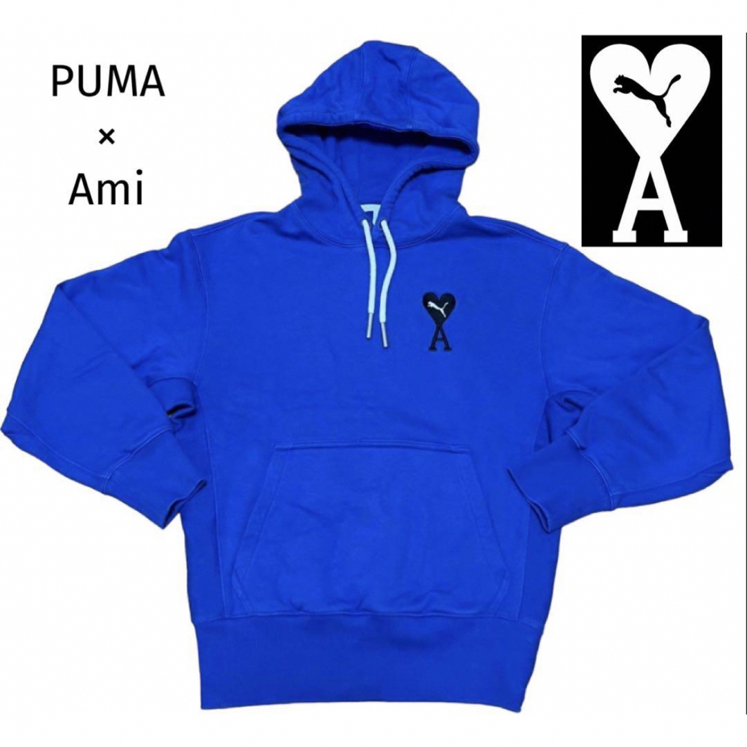 ami(アミ)のami paris × puma パーカー　最終値下げ レディースのトップス(パーカー)の商品写真