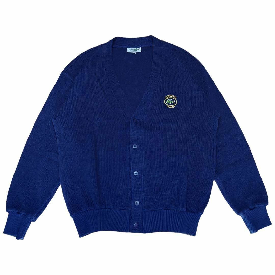 LACOSTE - CHEMISE LACOSTE デカロゴ刺繍 ニットカーディガン LACOSTE - CHEMISE LACOSTE デカロゴ刺繍 ニットカーディガン