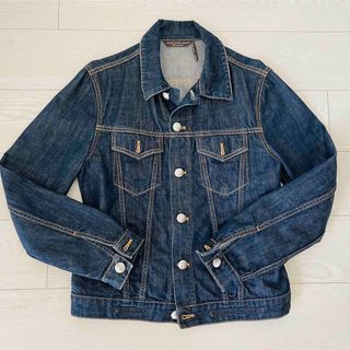 ヤコブコーエン JEANS ジージャン Gジャン デニムジャケット S 青