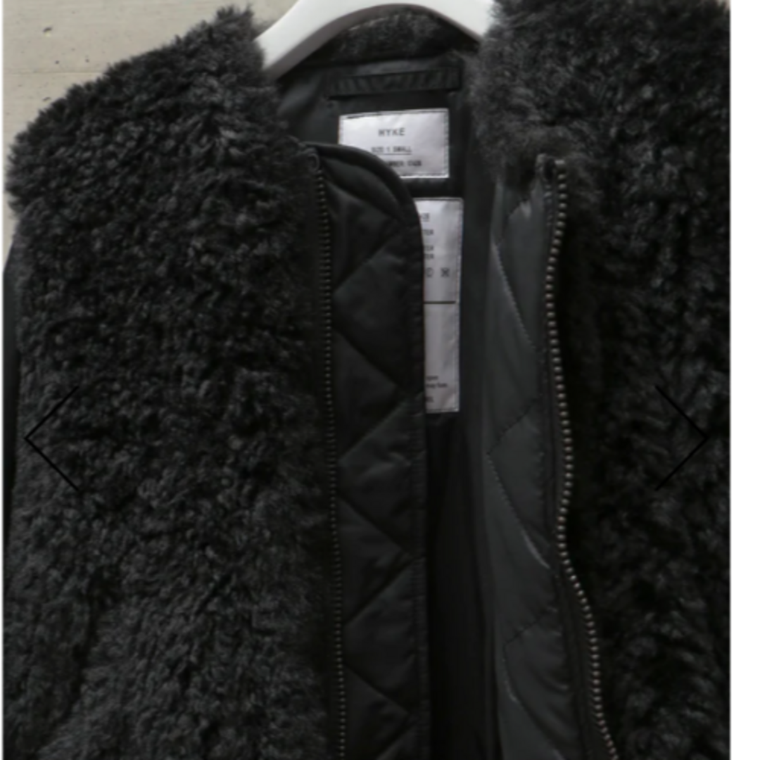 HYKE - HYKE FAUX SHEARLING TYPE MA-1 17426の通販 by poppo HYKE - HYKE FAUX SHEARLING TYPE MA-1 17426の通販 by poppo