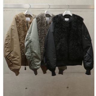 ハイク(HYKE)のHYKE  FAUX SHEARLING TYPE MA-1 17426(ブルゾン)