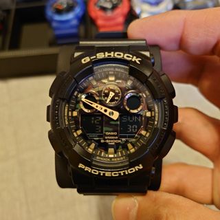 G-SHOCK - 廃盤/レア【カシオ】G-SHOCK CASIO腕時計GA-100CG 紺×グレー