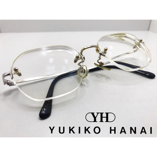 ユキコハナイ(Yukiko Hanai)のYUKIKO HANAI フチなし ツーポイント メタル メガネ/サングラス(サングラス/メガネ)