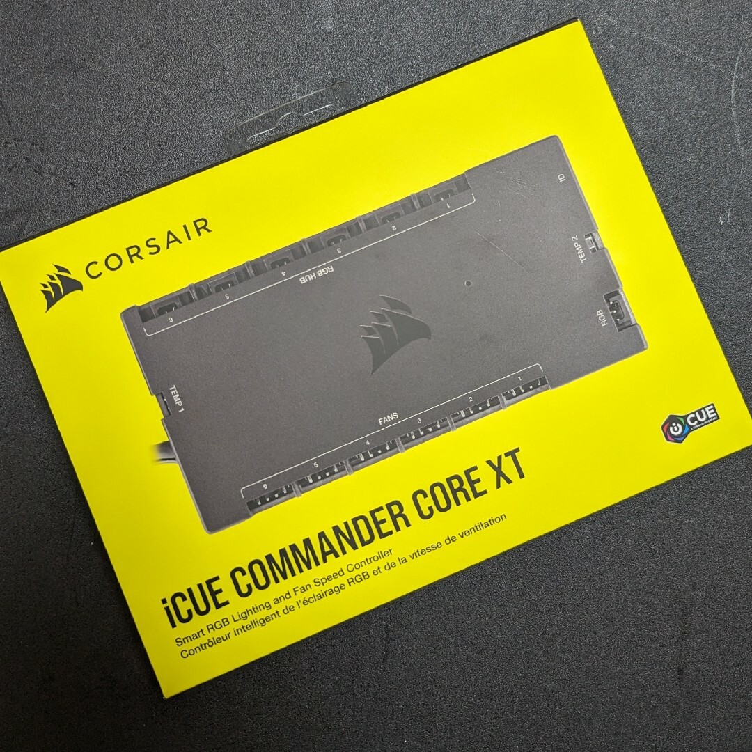 【開封未使用品】CORSAIR iCUE COMMANDER CORE XT スマホ/家電/カメラのPC/タブレット(PCパーツ)の商品写真