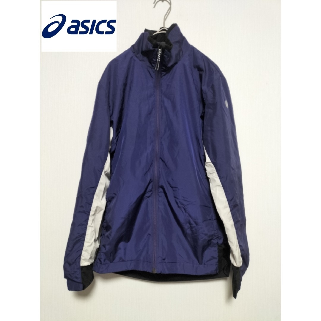 asics(アシックス)の[asicsアシックスウィンドジャケットトレーニングウェア総裏起毛] メンズのジャケット/アウター(ナイロンジャケット)の商品写真