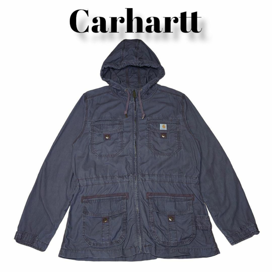 カーハート　Carhartt　ミリタリージャケット　M〜L 刺繍ロゴ