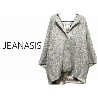 ジーナシス(JEANASIS)のジーナシス【美品】起毛 ドルマン パーカー コート アウター(ブルゾン)