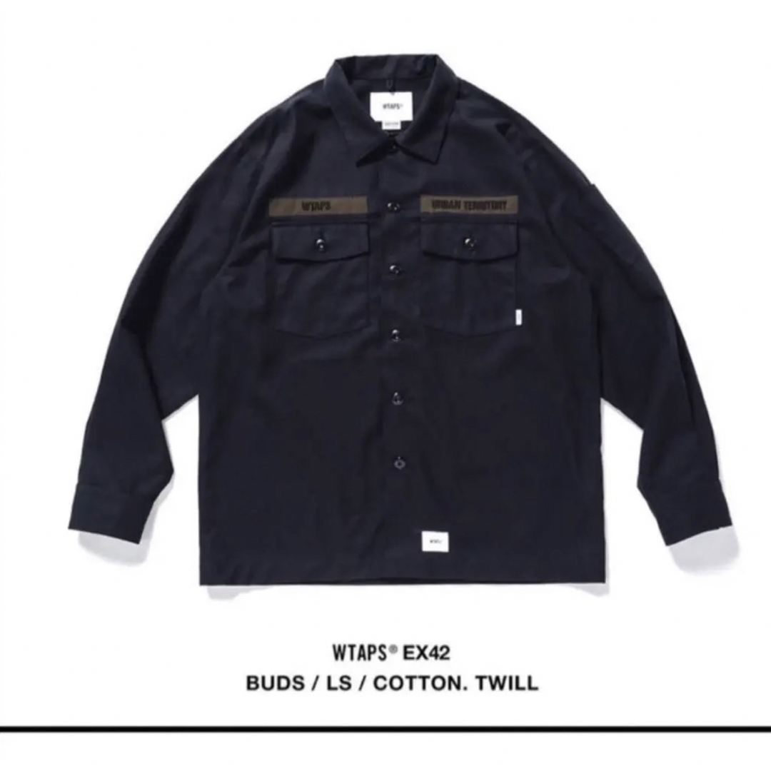 WTAPS ダブルタップス シャツ BUDS LS COTTON TWILL-