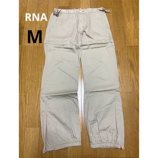 アールエヌエー(RNA)のRNA ジョガーパンツ　ウエストゴム　裾ゴム　カーキ　ベージュ　春秋夏　ワイド(カジュアルパンツ)