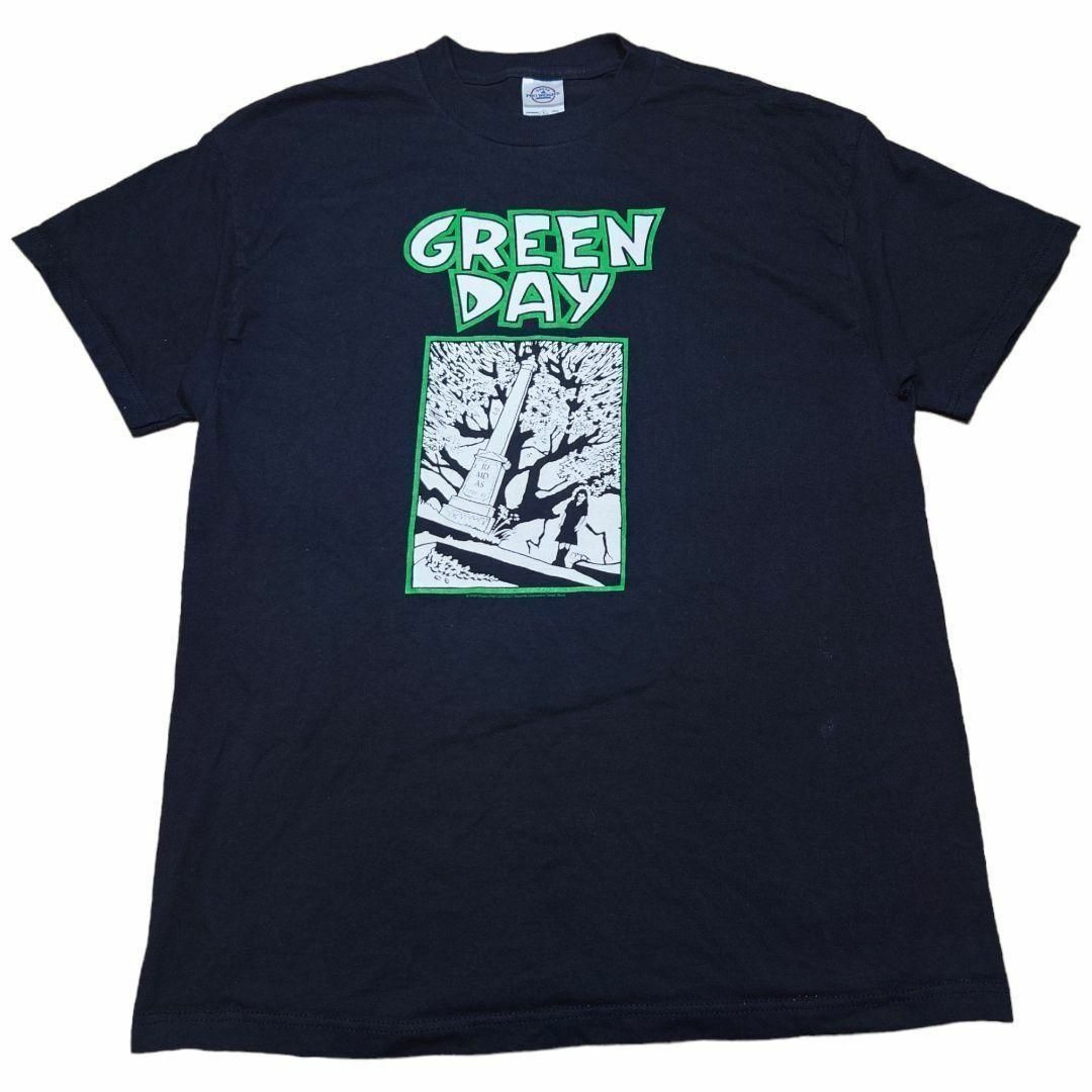 DELTA(デルタ)の00s GREEN DAY　ビッグプリント　Tシャツ　古着　グリーンデイ　デルタ メンズのトップス(Tシャツ/カットソー(半袖/袖なし))の商品写真