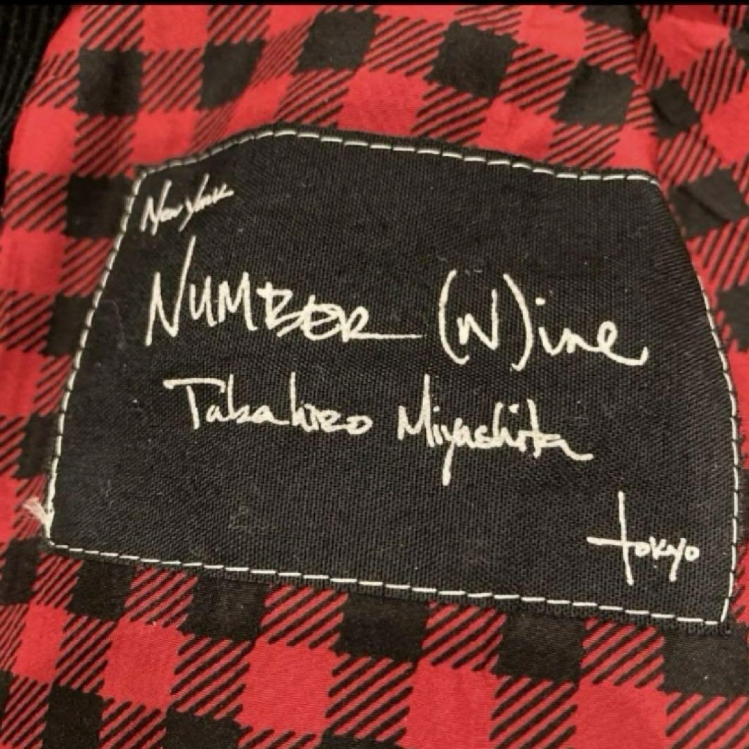 NUMBER (N)INE(ナンバーナイン)のナンバーナイン　NUMBER（N）INE ノースリーブレザーライダース メンズのジャケット/アウター(ライダースジャケット)の商品写真