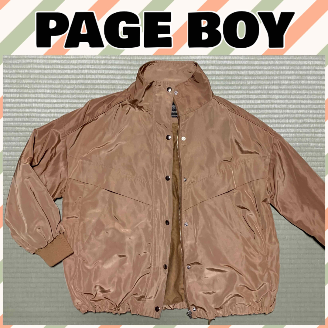 PAGEBOY(ページボーイ)の★美品★ PAGEBOY ページボーイ スタンドネック マウンテンパーカー レディースのジャケット/アウター(ブルゾン)の商品写真