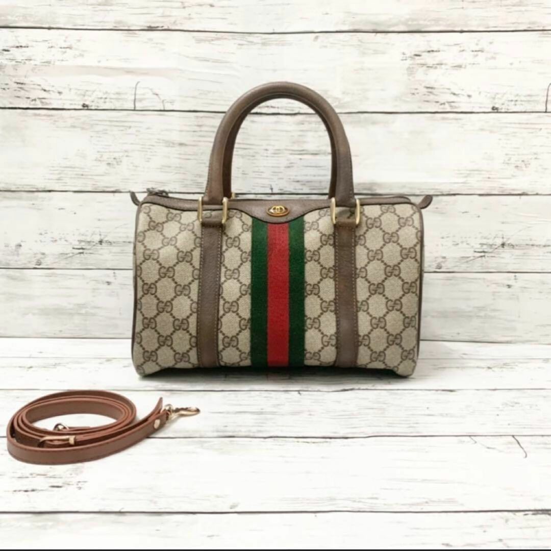 Gucci - 【ヴィンテージ】GUCCI オールドグッチ ボストンバッグ