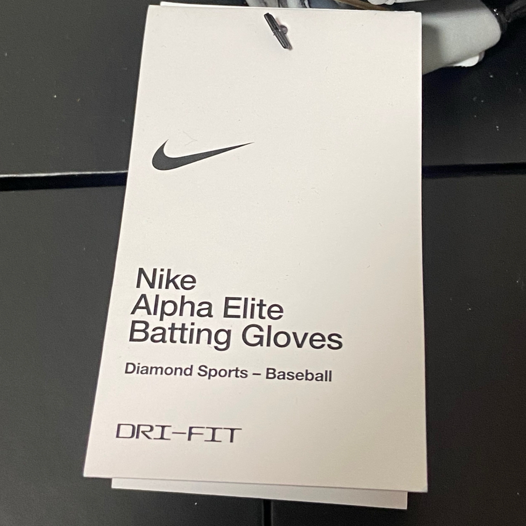 NIKE Alpha Elite グレー × ブラウン Mサイズ バッテ NIKE Alpha Elite グレー × ブラウン Mサイズ バッテ