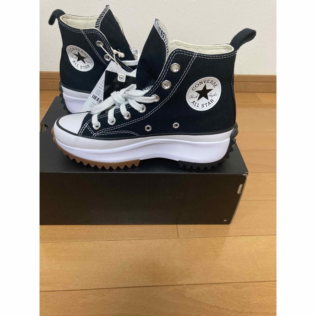 節約術】 converse コンバース ランスターハイク 厚底 24.5cm