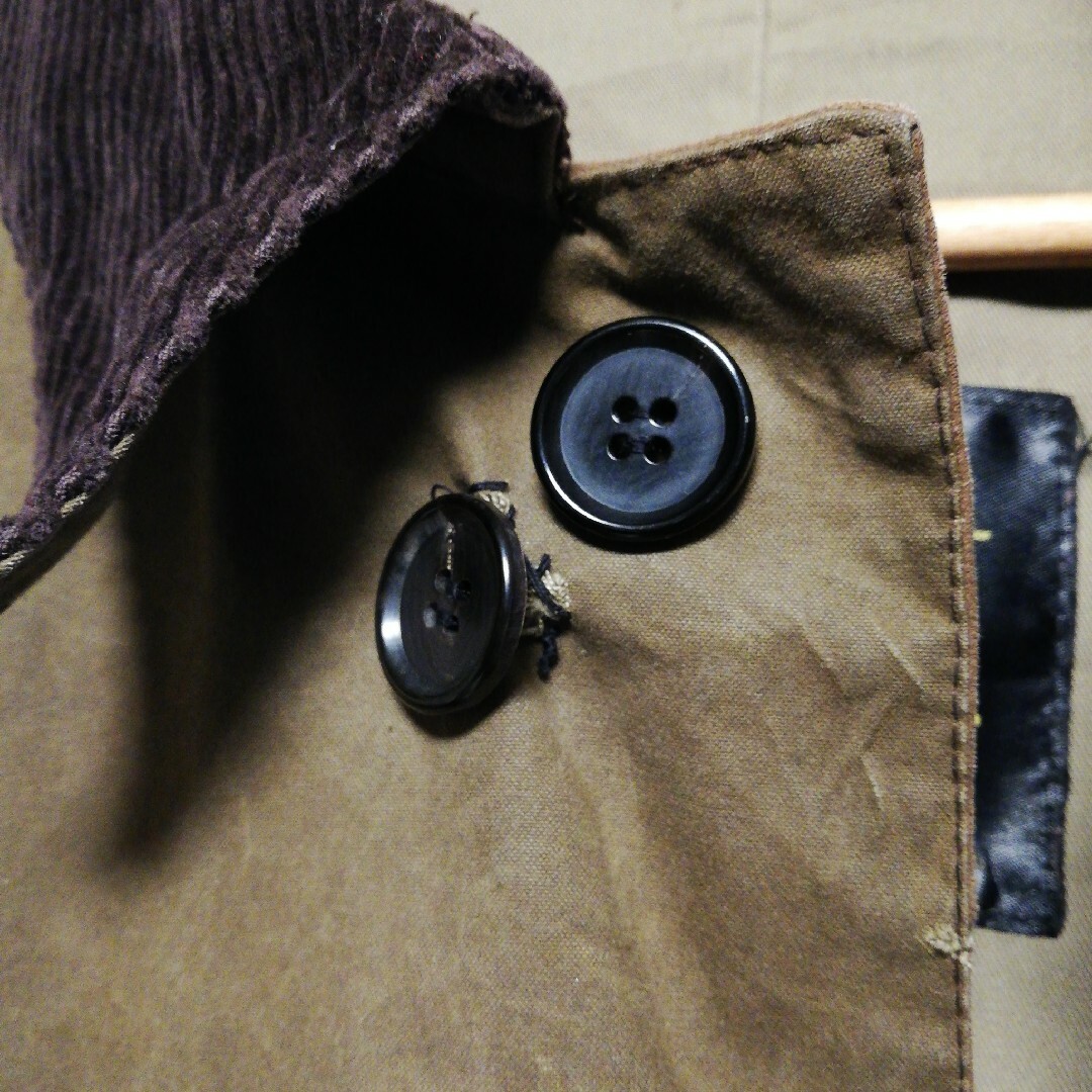 Barbour(バーブァー)の希少90's Barbour Original 3/4 Coat XL 英国製 メンズのジャケット/アウター(ステンカラーコート)の商品写真