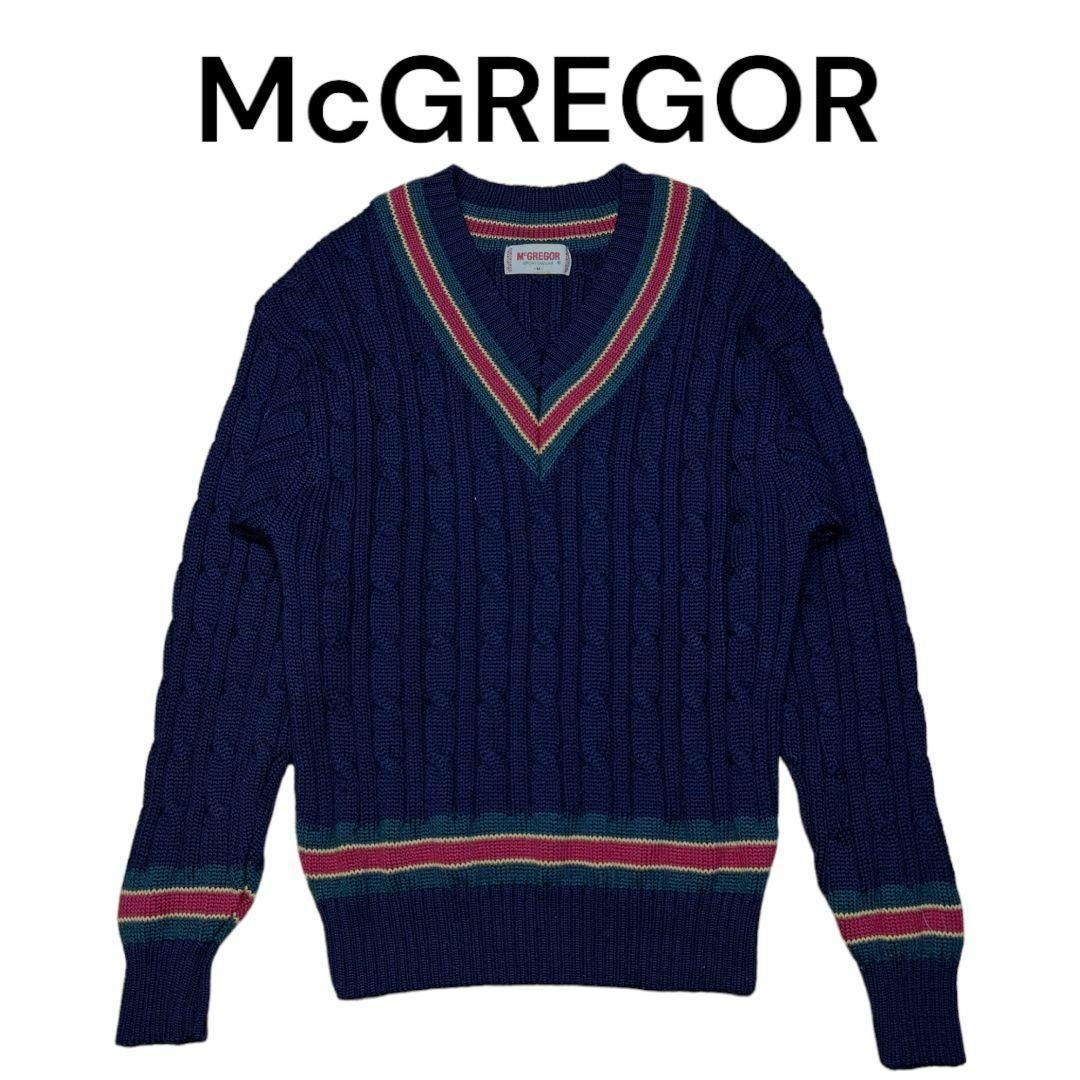 McGREGOR　チルデンケーブルニットセーター　マックレガー　　マクレガー約445cm肩幅