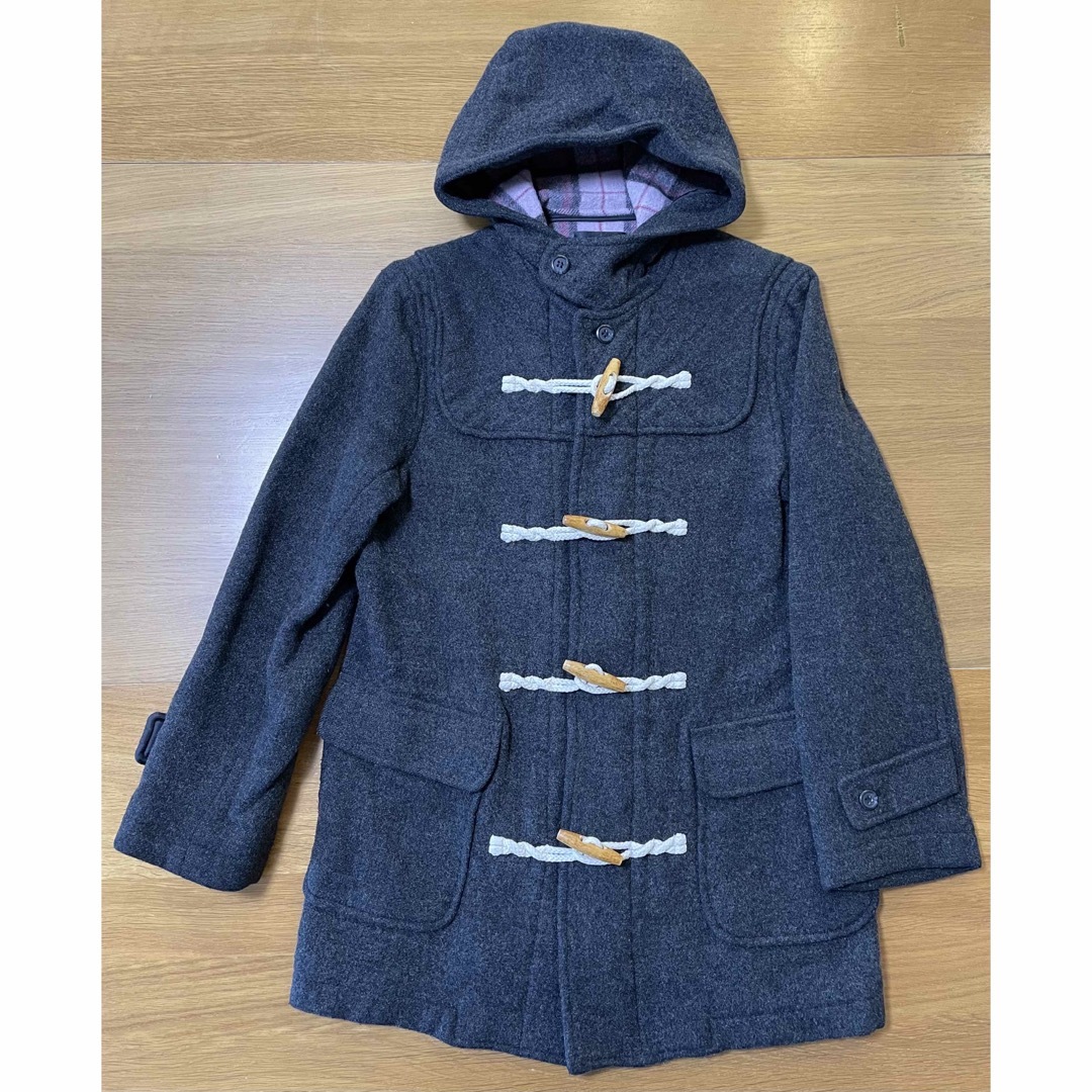 Link Beans リンクビーンズ ダッフルコート　グレー　160 キッズ/ベビー/マタニティのキッズ服女の子用(90cm~)(コート)の商品写真