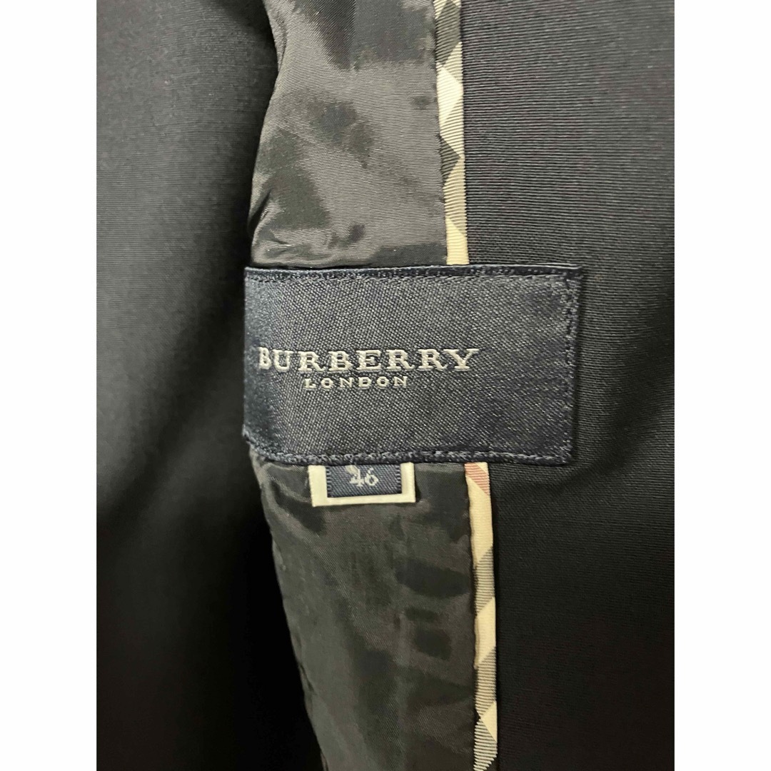 BURBERRY(バーバリー)の立春お値下げ🉐早い者勝ちBURBERRY  ジャケット黒46 レディースのジャケット/アウター(テーラードジャケット)の商品写真