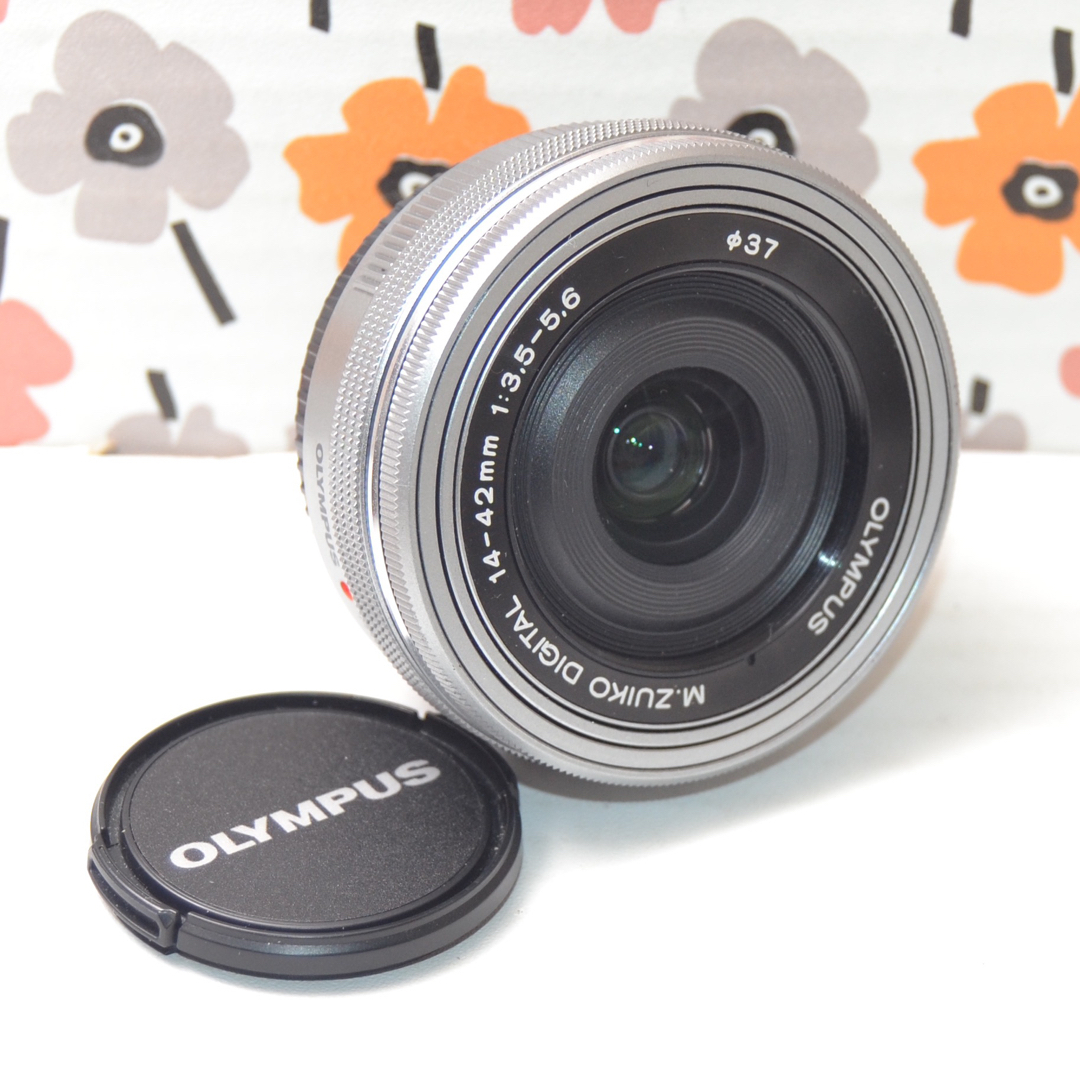 ❤電動ズーム❤️オリンパス 14-42mm EZ❤パンケーキレンズ❤大人気 ❤電動ズーム❤️オリンパス 14-42mm EZ❤パンケーキレンズ❤大人気