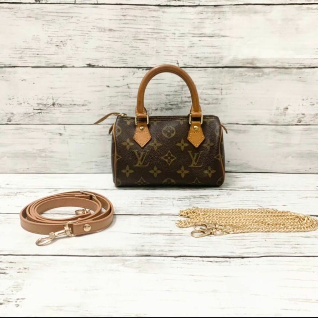 バッグ【良品】M41534 Louis Vuitton ミニスピーディ モノグラム