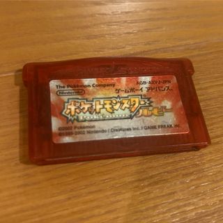 ゲームボーイアドバンス(ゲームボーイアドバンス)の【動作確認済】 GBA ポケットモンスター ルビー(携帯用ゲームソフト)