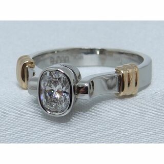 ダイヤモンドのリング【Pt900】【K18】(リング(指輪))