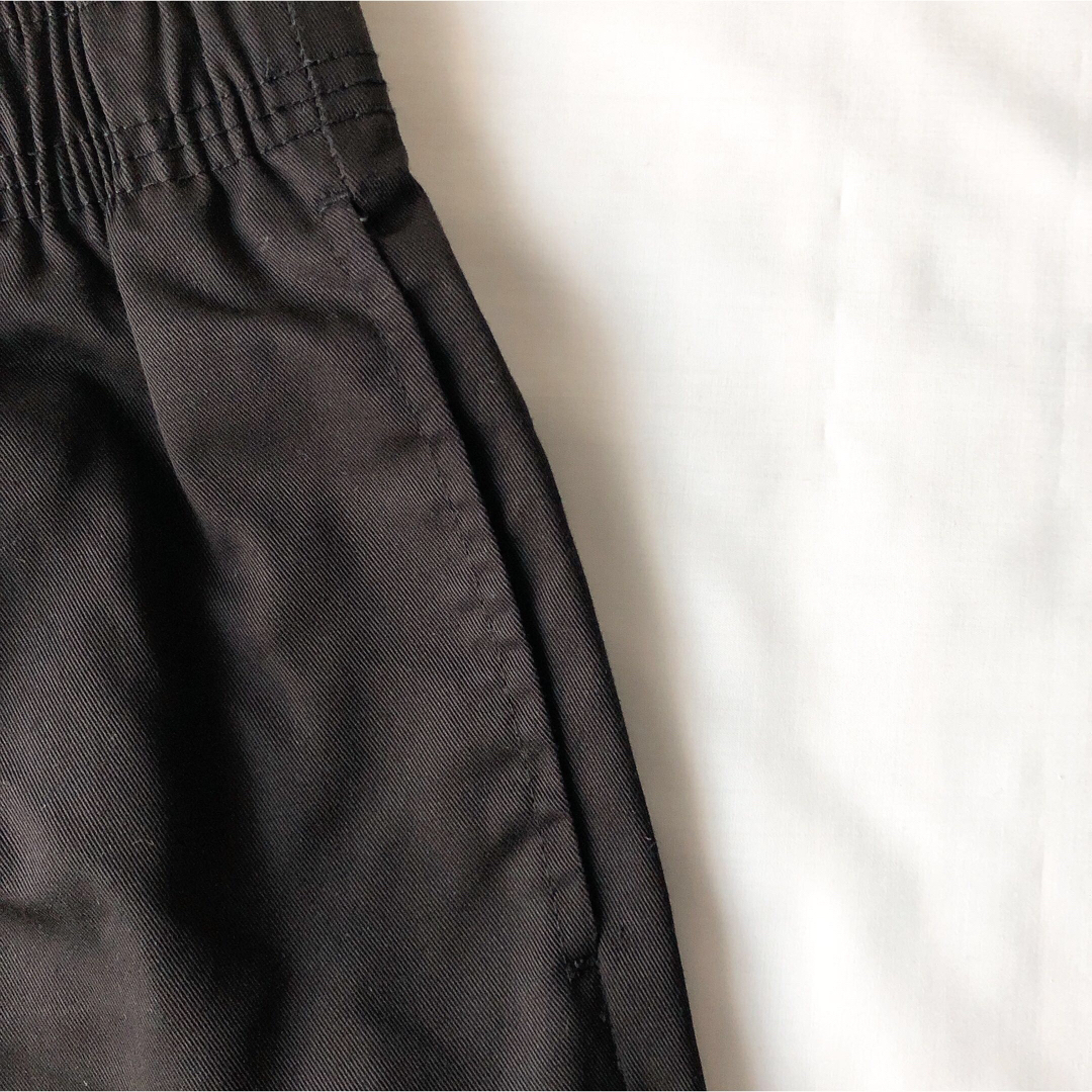 GU(ジーユー)のGU  メンズL   シェフパンツ　黒　イージーパンツ　ウエストゴム　古着パンツ メンズのパンツ(ワークパンツ/カーゴパンツ)の商品写真