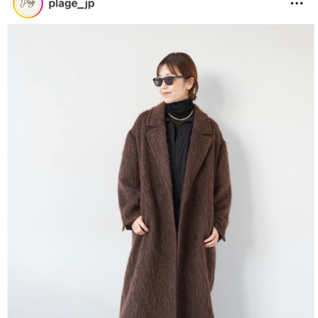 Plage(プラージュ)の【美品】plage RIAM シャギーコート レディースのジャケット/アウター(ロングコート)の商品写真