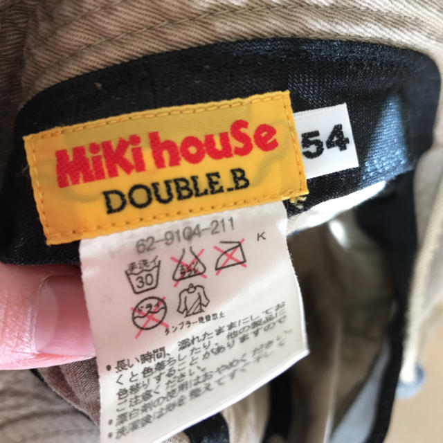 DOUBLE.B(ダブルビー)のダブルビー 帽子 54センチ キッズ/ベビー/マタニティのこども用ファッション小物(帽子)の商品写真