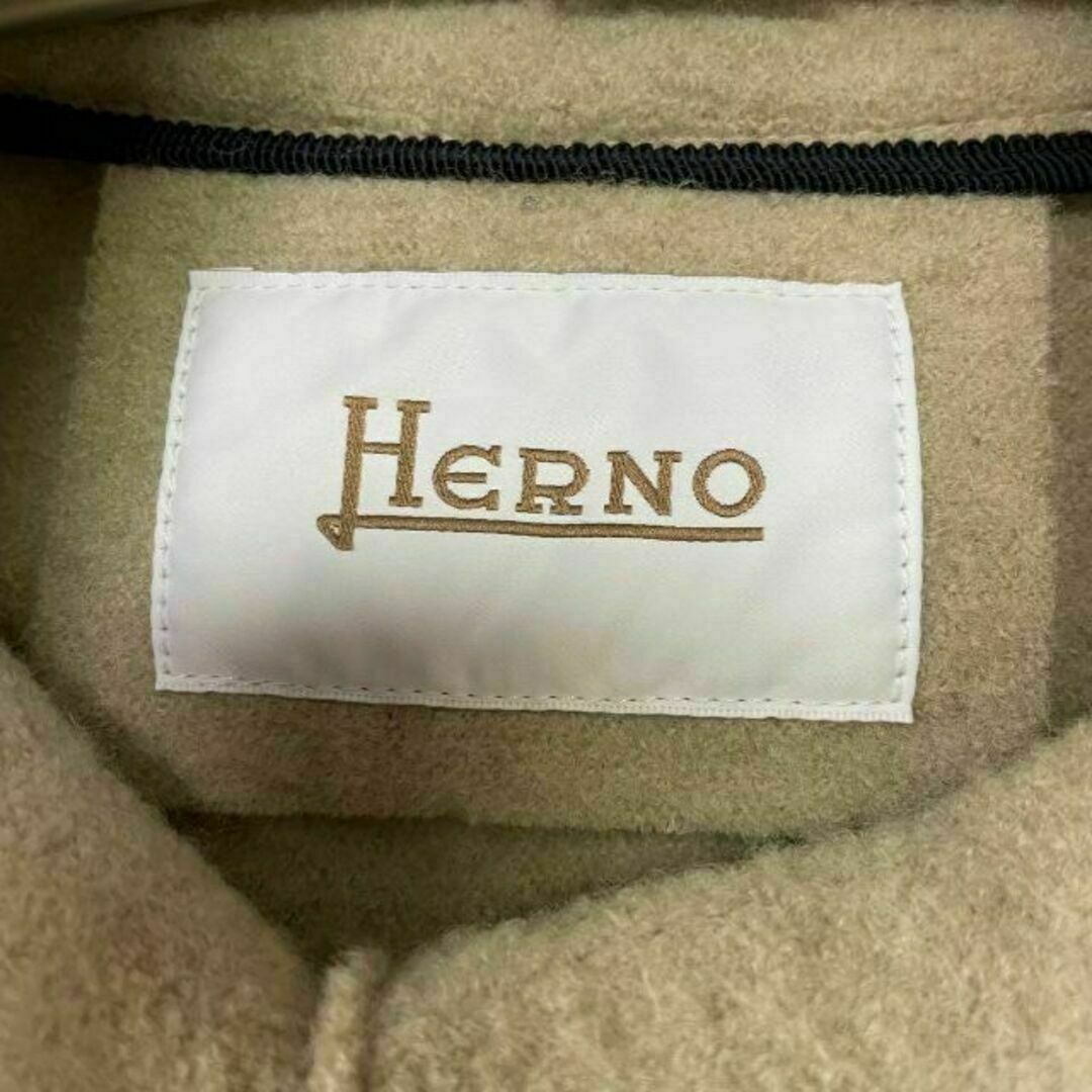 HERNO(ヘルノ)のHERNO ウールコート　アイボリー レディースのジャケット/アウター(チェスターコート)の商品写真