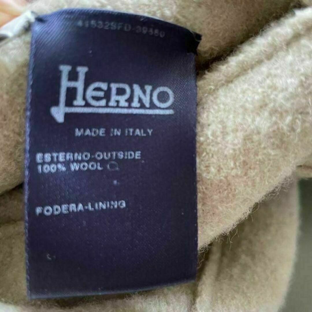 HERNO(ヘルノ)のHERNO ウールコート　アイボリー レディースのジャケット/アウター(チェスターコート)の商品写真