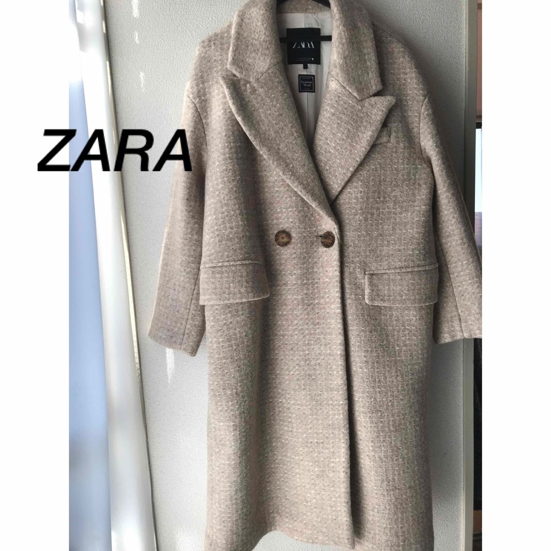 ZARA(ザラ)のZARA ロングコート レディースのジャケット/アウター(ロングコート)の商品写真