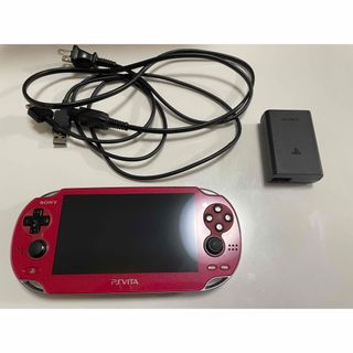 PlayStation Vita - PSvita PCH-1000 コズミックレッド 一式セットの