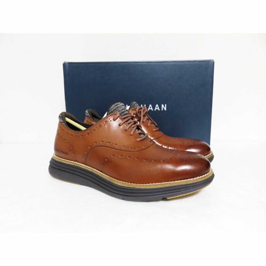 新品 COLE HAAN オリジナルグランド ウイングチップ 7 ブラウンウッドベリー定価