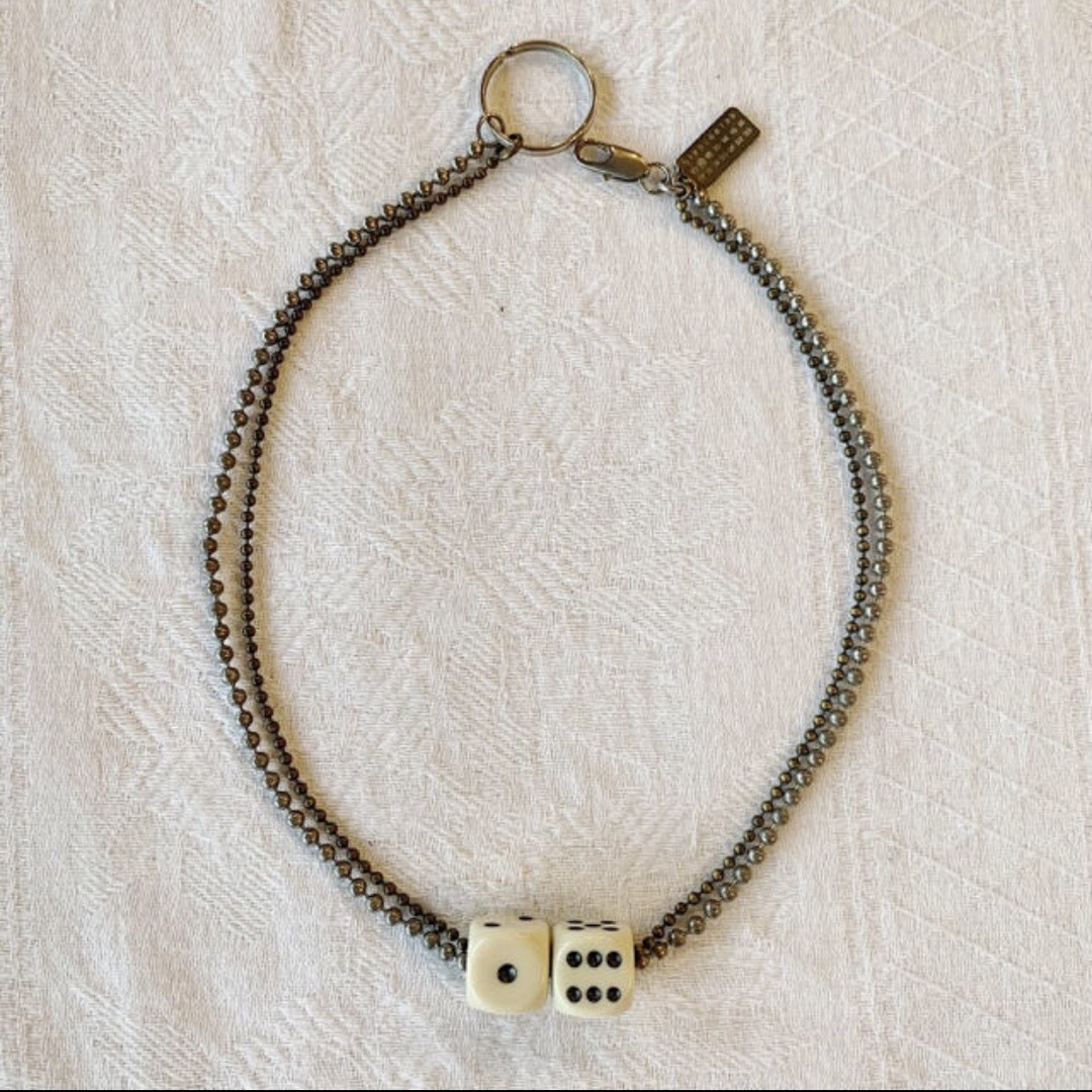 Martin Margiela 11番 Dice Necklace紐の長さ32cm×2 - ネックレス