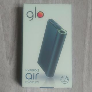 グロー(glo)の【新品・未登録】glo HYPER Ｘ2 air オーロラティール　②(タバコグッズ)