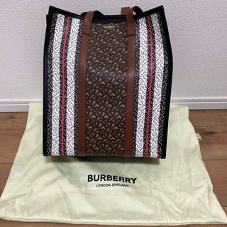 バーバリー(BURBERRY)のBurberry バーバリー モノグラム ストライプ ポートレート トートバッグ(トートバッグ)