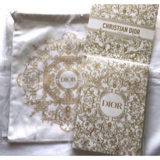クリスチャンディオール(Christian Dior)のDior 2023クリスマスコフレ　ノベルティ ノート&コットンポーチ(ノート/メモ帳/ふせん)