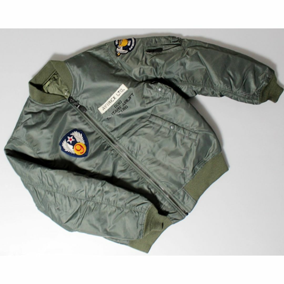 AVIREX(アヴィレックス)の新品 アヴィレックス MA-1 パディングジャケット中綿アウター XXL カーキ メンズのジャケット/アウター(フライトジャケット)の商品写真
