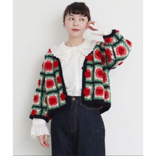 ドットアンドストライプスチャイルドウーマン(Dot&Stripes CHILDWOMAN)のチャイルドウーマン　ニットボレロ(カーディガン)