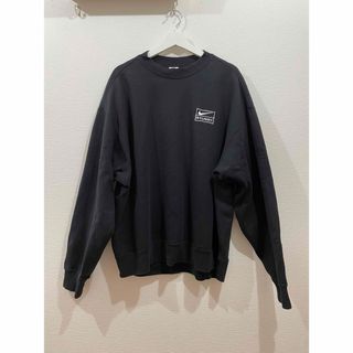 ステューシー(STUSSY)のstussy x nike wash crew "black"(スウェット)