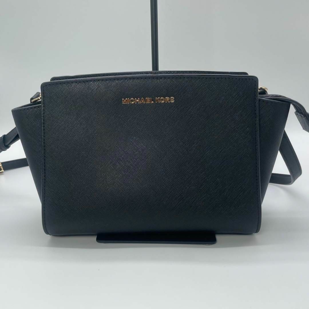 極美品✨　MICHAEL KORS　2WAY　ショルダーバッグ　黒　レザー