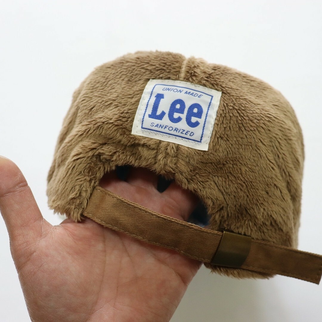 Lee(リー)の新品未使用 LEE×アプレレクール ファーキャップ ブラウン 56〜58cm キッズ/ベビー/マタニティのこども用ファッション小物(帽子)の商品写真