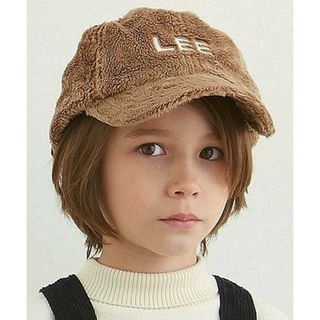 リー(Lee)の新品未使用 LEE×アプレレクール ファーキャップ ブラウン 56〜58cm(帽子)