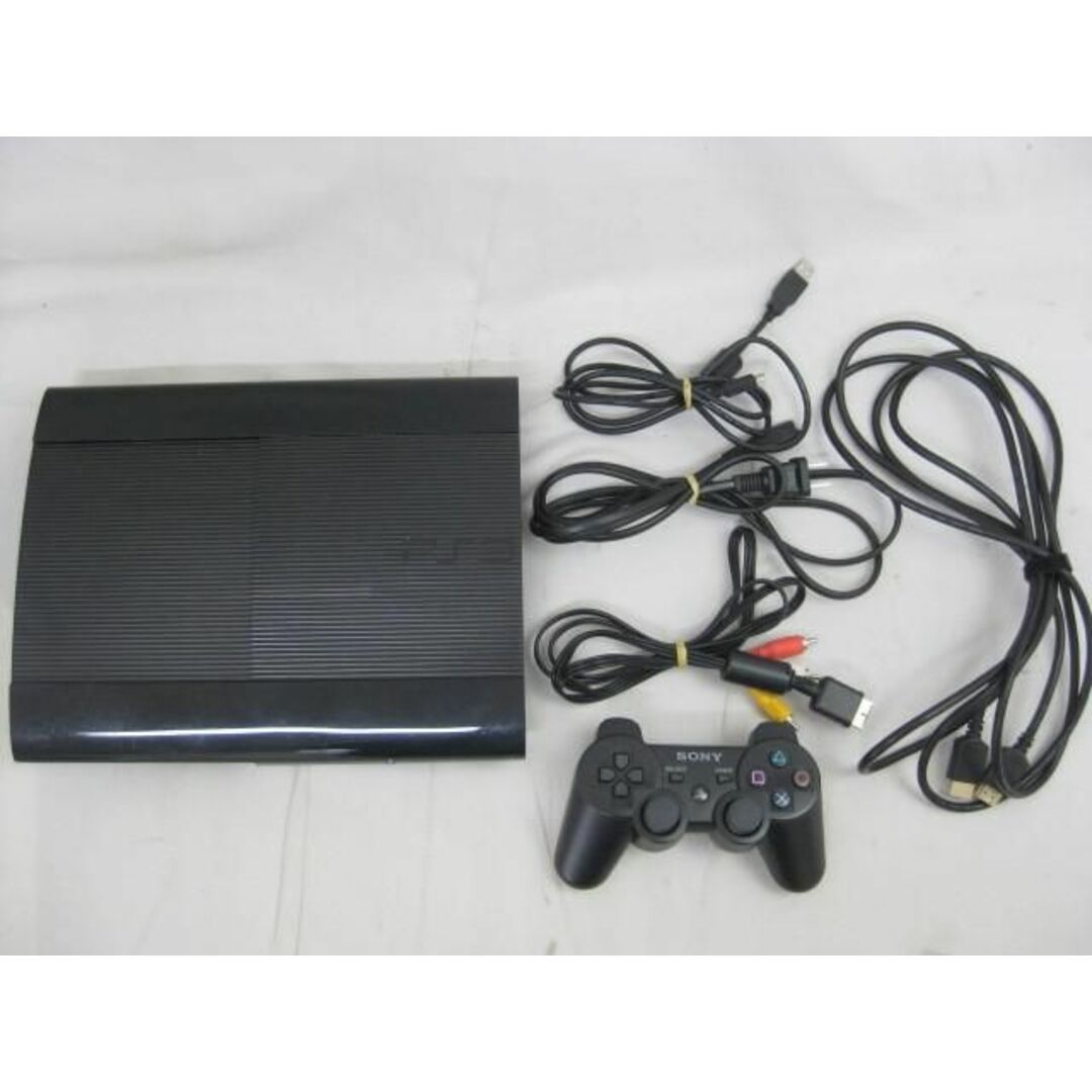 C00718121商品名品 ゲーム プレイステーション3 PS3本体 CECH-4300C ブラック 動作品 コントローラー 周辺機器付き