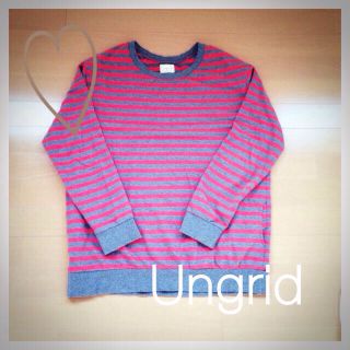 アングリッド(Ungrid)のボーダースウェット♡(トレーナー/スウェット)