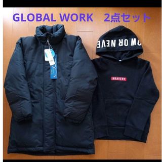 グローバルワーク(GLOBAL WORK)のGLOBAL WORK　アウター　スウェットパーカー　130㎝　140㎝(ジャケット/上着)