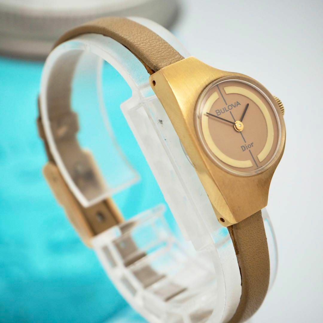 Christian Dior(クリスチャンディオール)の719 BULOVA×DIOR ブローバ　ディオール時計　レディース腕時計　希少 レディースのファッション小物(腕時計)の商品写真